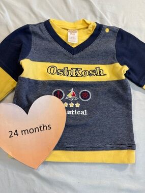 OshKosh B'gosh - long sleeve pullover top/T-shirt. Size 24 months